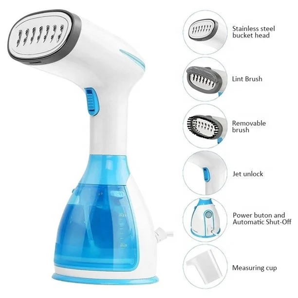 Wholesale supplier popular home appliance handheld garment steaming iron Portable clothes fabric hanging Garment Steamer