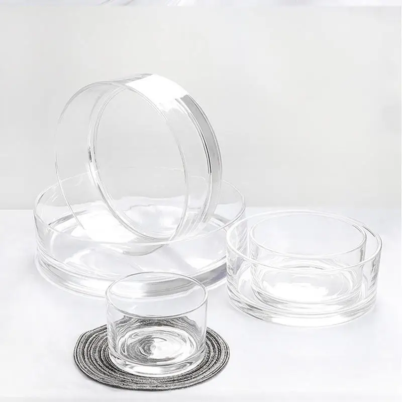 D11*H8cm wide glass cylinder vase