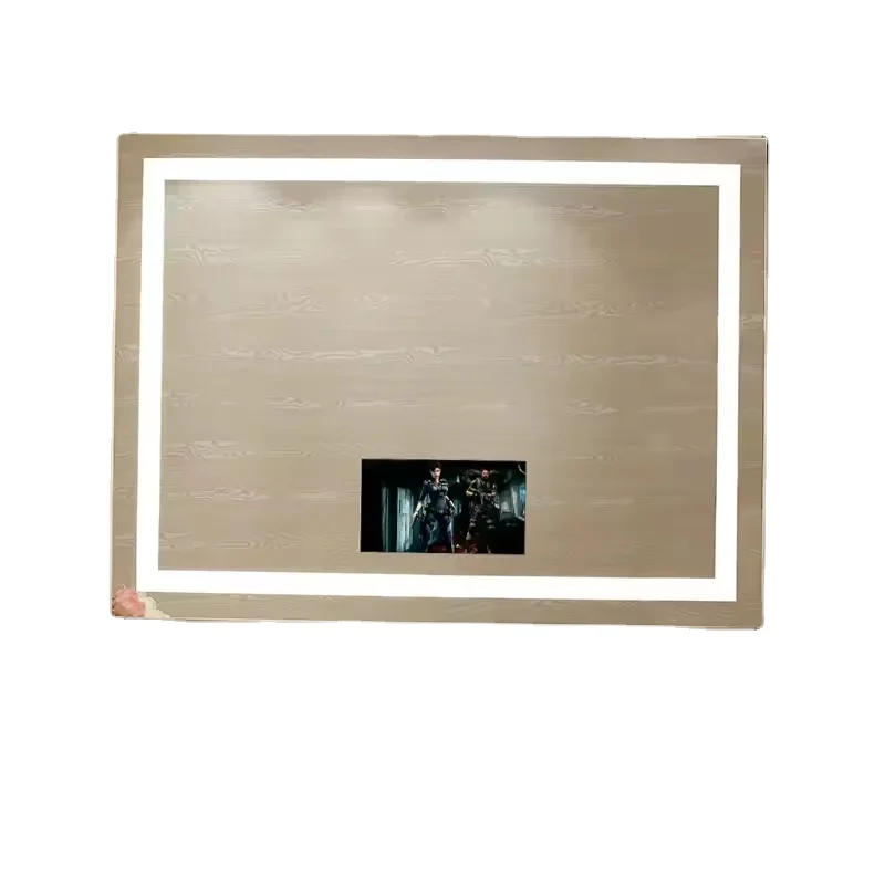 Hot Sale Design bathroom wall Mirror Behind Mirror TV For Bathroom with LED lights