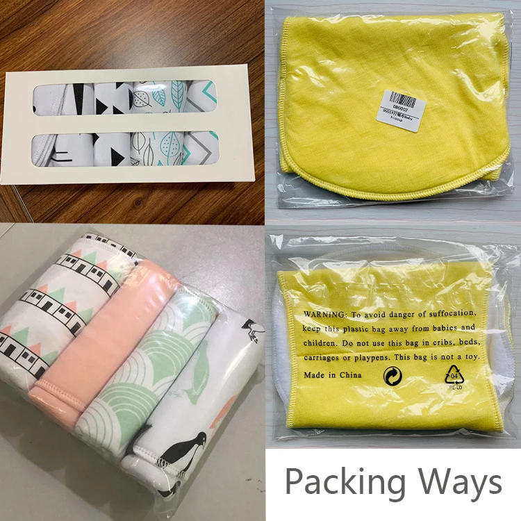 
Baby Burp Cloths 5 pack extra soft absorbent Baby burp cloth 19*9inch 