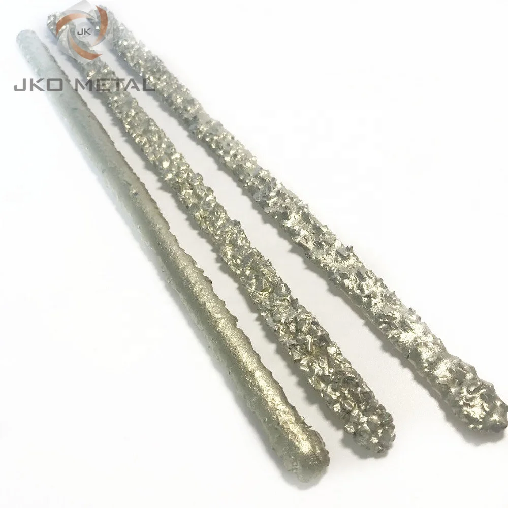 70% Crushed YG8  Carbide grits and 30% Matrix CuZnNi Copper Tungsten Carbide Composite Welding Rod