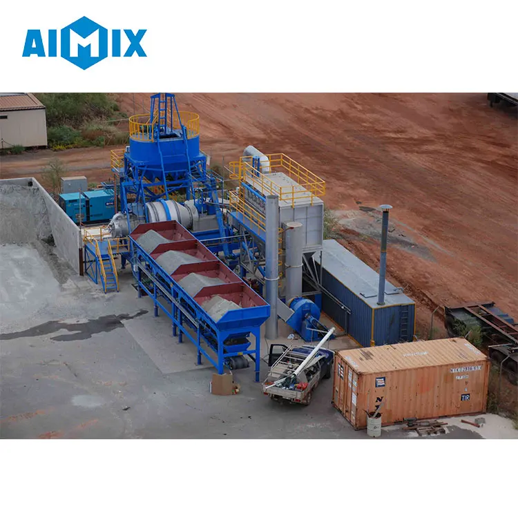 New Bitumen Recycling Mini Mobile Asphalt Mixer plant