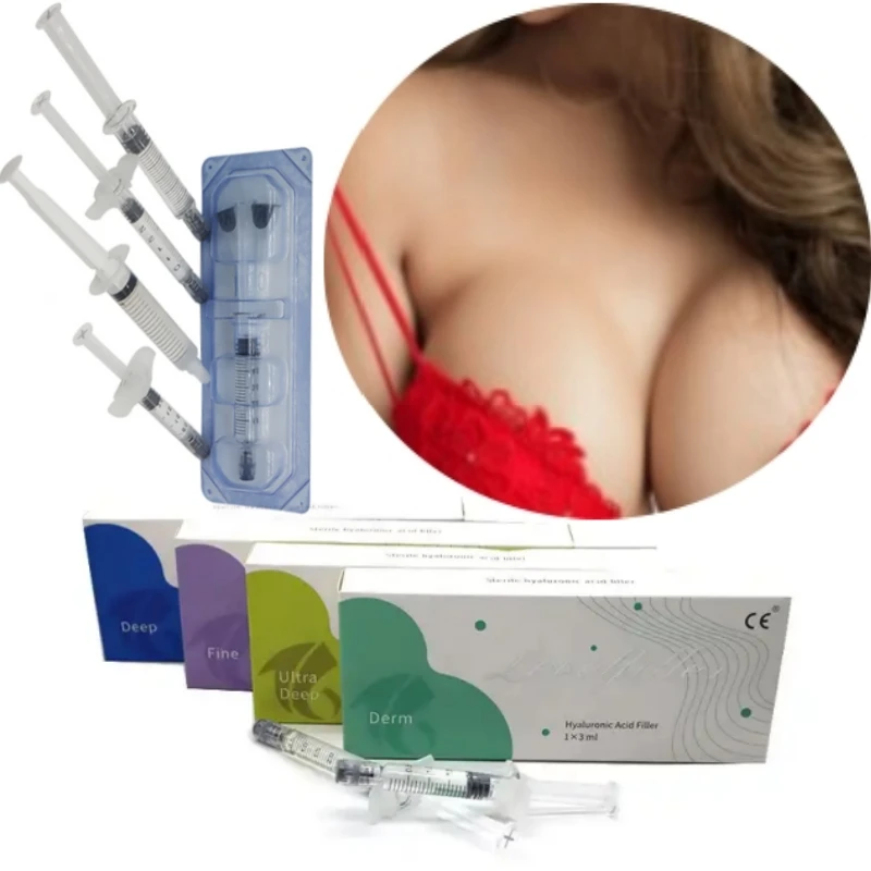 Breast Enlargementultra Dermal Filler Body Filler Boob Lip Buttocks Cross-linked Butt injection hyaluroic acid gel
