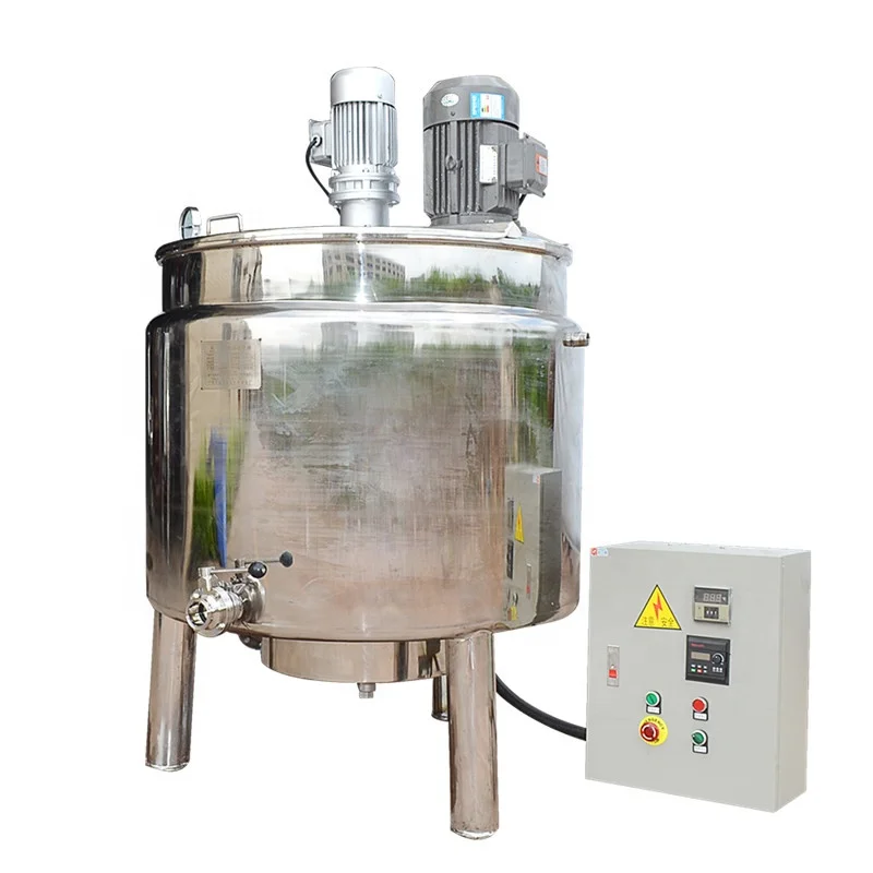 For sale stainless steel small mayonnaise stirring tank industrial jacket chocolate melting tank with mixer machine