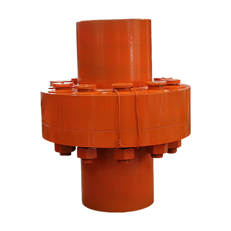 Manufacture Aluminum alloy  HL Pin bush coupling elastic pin shaft flange coupling for middle or high power machine