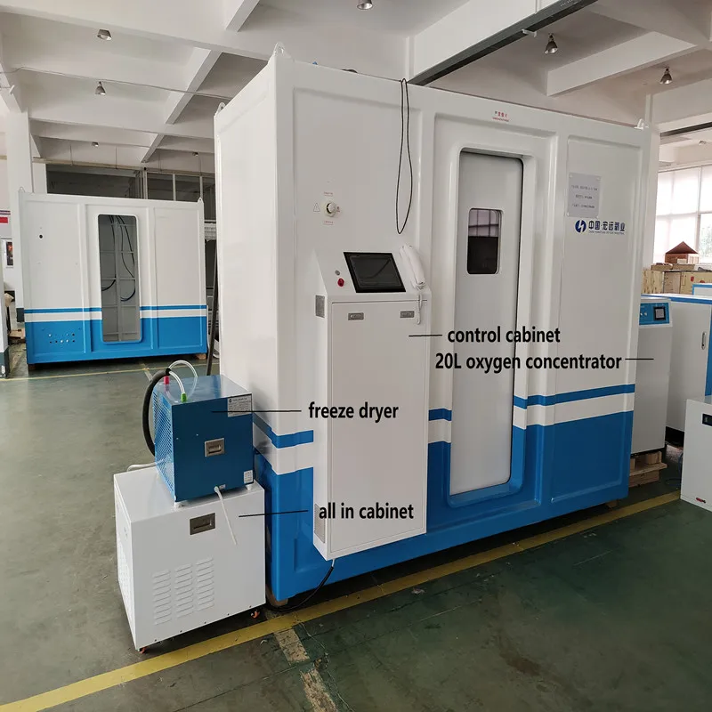 Hongyuan wellness chamber natural therapy for sports center for fast rehabiliation 1.6ATA hbot hyperbaric oxygen chamber
