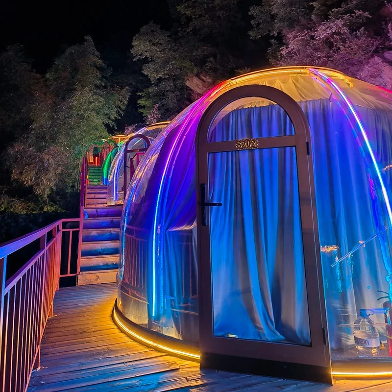 Full House Transparent Pc Bubble Luxury Safe Tent Hotel House Bubble Dome House