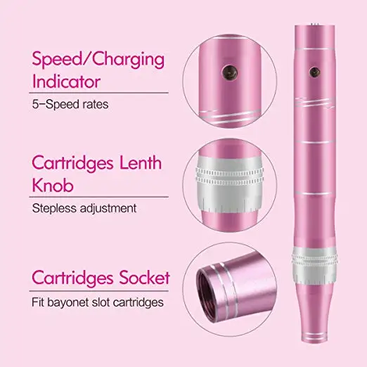 YYR профессиональная электрическая микро игла Дерма ручка микроигольная дермапен