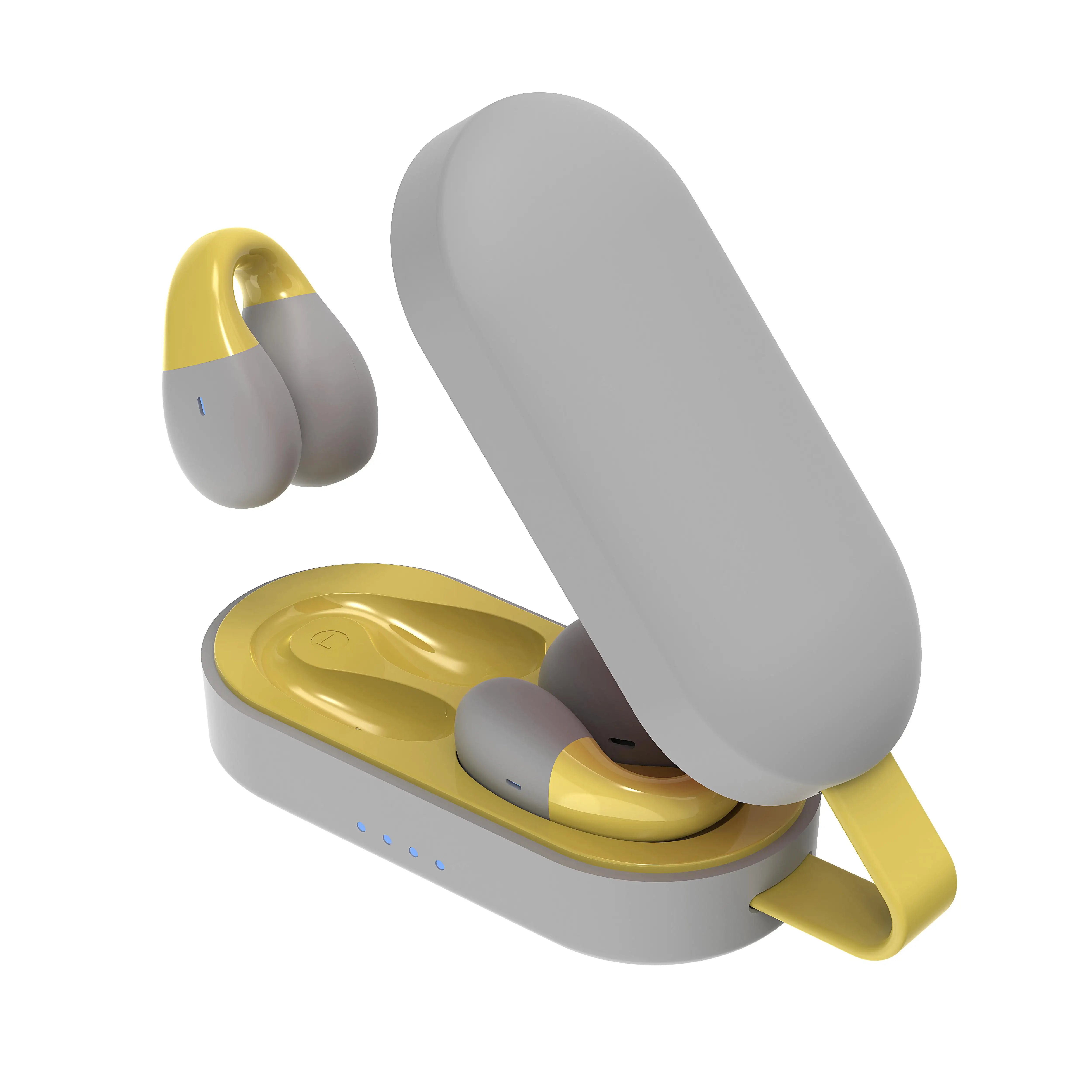 Good Quality Pocket TWS Earphone LEDt Indicator Comfortable Clip on Ear Earbuds Ear clip-type open Ear clip earphone