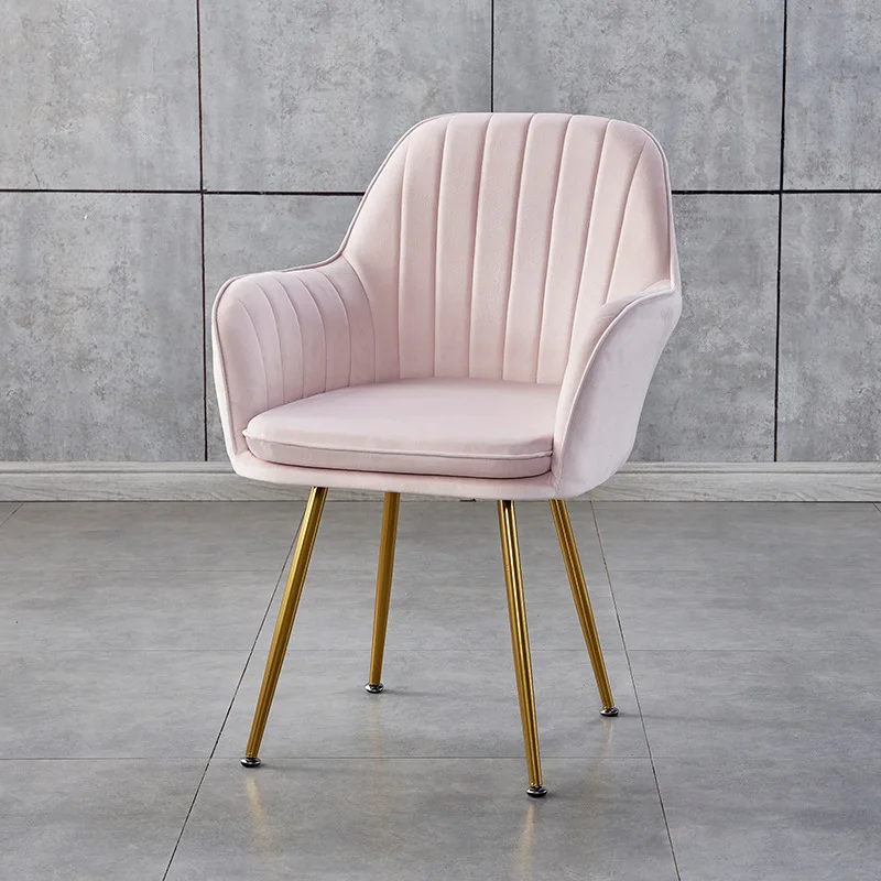 single seater sofa dining chair velvet office lounge chair fabric dining chair living room armchair modern elegant