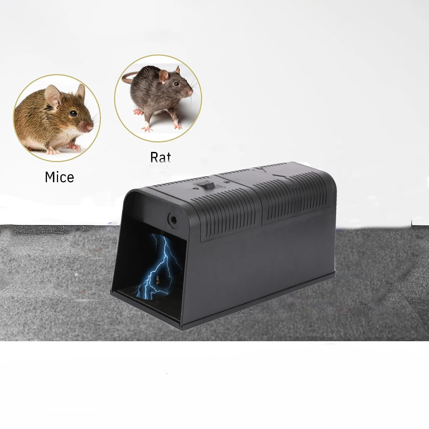 Adapter or Battery Home Rat Mice Pest Control Catcher Electronic Rat Traps Mouse Killer Electric Mouse Trap