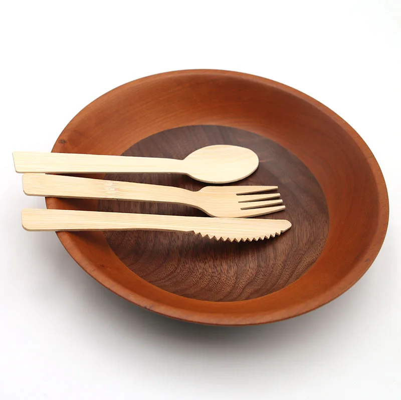
Hot selling bamboo soup tasting spoons plastic spoon disposable for 100% safety 