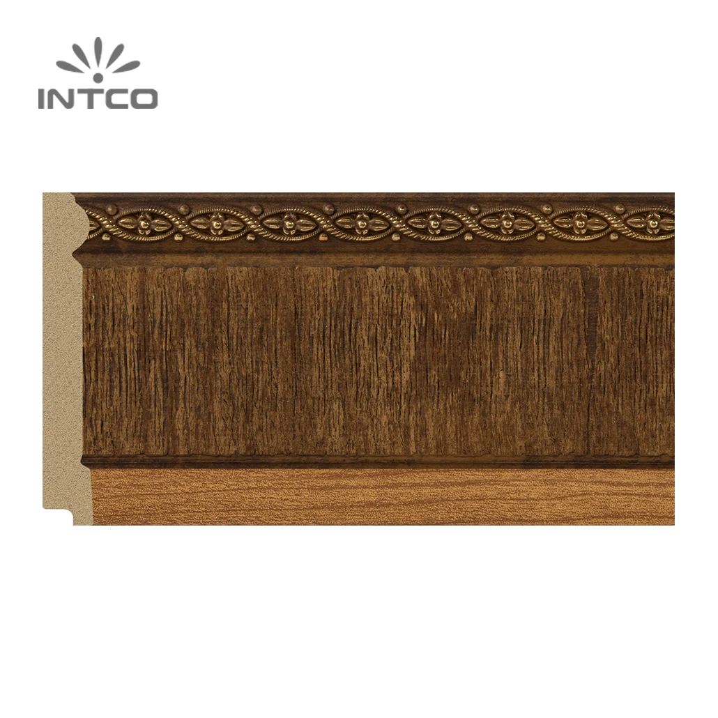INTCO Home Decorative PS Waterproof Easy Install Flooring Skirting Board baseboard molding