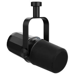 Профессиональный Черный вокальный XLR USB Подкаст потоковый MV7 SM7B кардиоидный динамический микрофон для вещания с частотным откликом