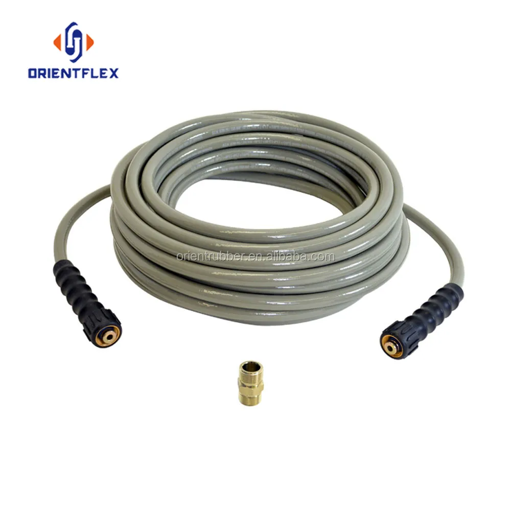 Smooth 5800 Psi 3000Psi 19 Mm Pvc High Pressure Washer Hose 160 Bar 280 Bar 40M 32Mm Pvc