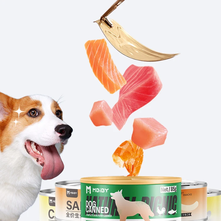 OEM ODM Pet Wet Food Multiple Flavors Cat Dog Snack Cans Dog Wet Pet Food Canned Dog Wet Food