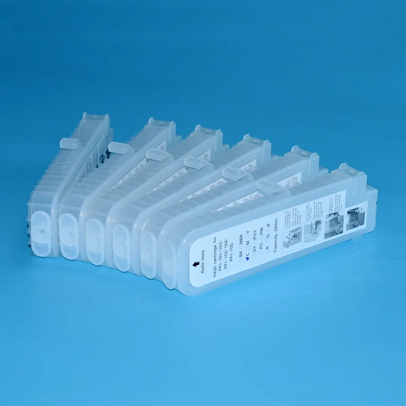 PFI-107 перезаправляемый картридж для hp Canon IPF670 IPF680 IPF685 IPF770 IPF780 IPF785 IPF-670 IPF-770 IPF 670 770 PFI107 PFI