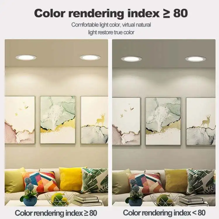 Ip20 Ultra Slim Ceiling Aluminum Surface Trimless Gu10 6 Inch Led Cob Surface Mounted Recessed Panel Light Led Light Downlights