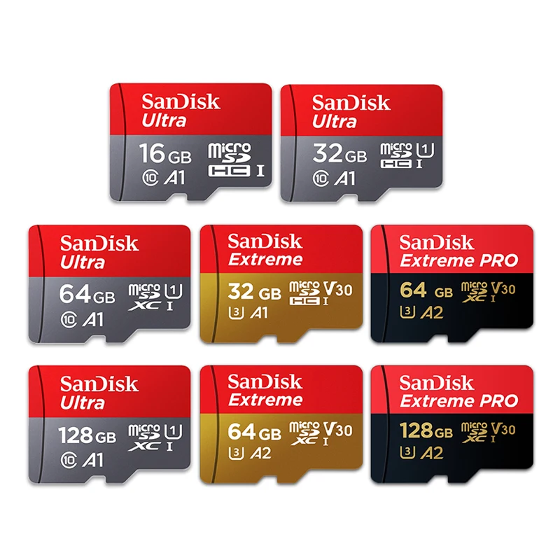 SanDisk карта памяти Micro SD класс 10 8 ГБ 16 32 64