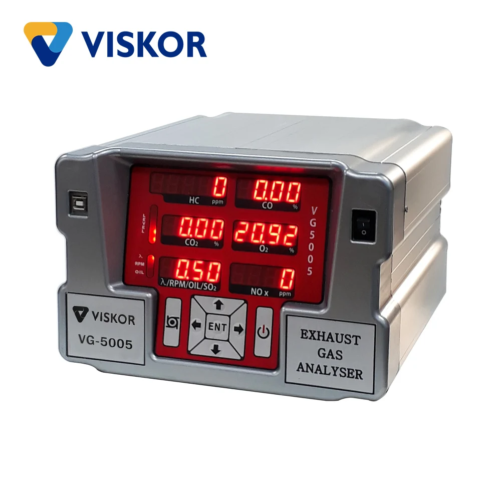 
Портативный Автомобильный анализатор выхлопных газов, 4 анализатора газа, Сделано в Корее 