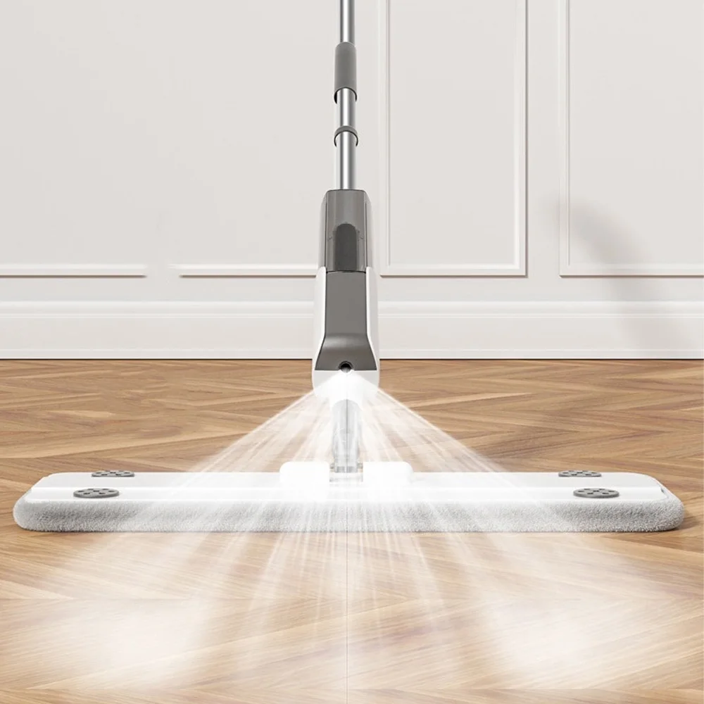 Wide Spraying Mopping With 360 Rotating Spray Mop For Clean For Floor Cleaning Spinning Mop Microfiber Wet & Dry Household Tools