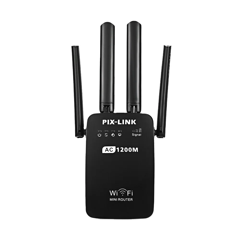 Новый беспроводной Двухдиапазонный портативный Wi-Fi ретранслятор/ap/маршрутизатор PIX LINK 1200