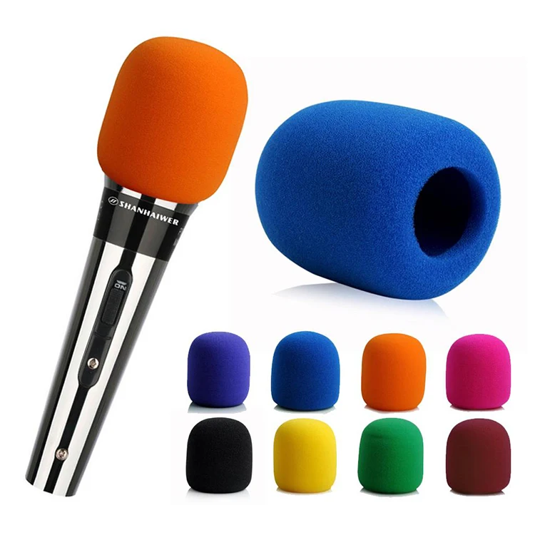SponDuct OEM Factory Price Best Price Small Microphone Windscreen Mic Foam Cover Sponge 30*20*8Mm Mini Speaker Covers