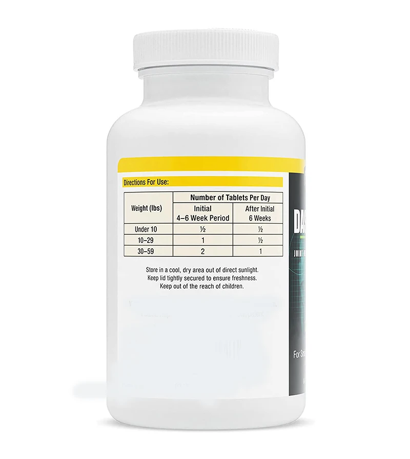 Pet Health Joint Supplement Tablets Provides Support for Healthy Joints and Cartilage for Pet Joint Health