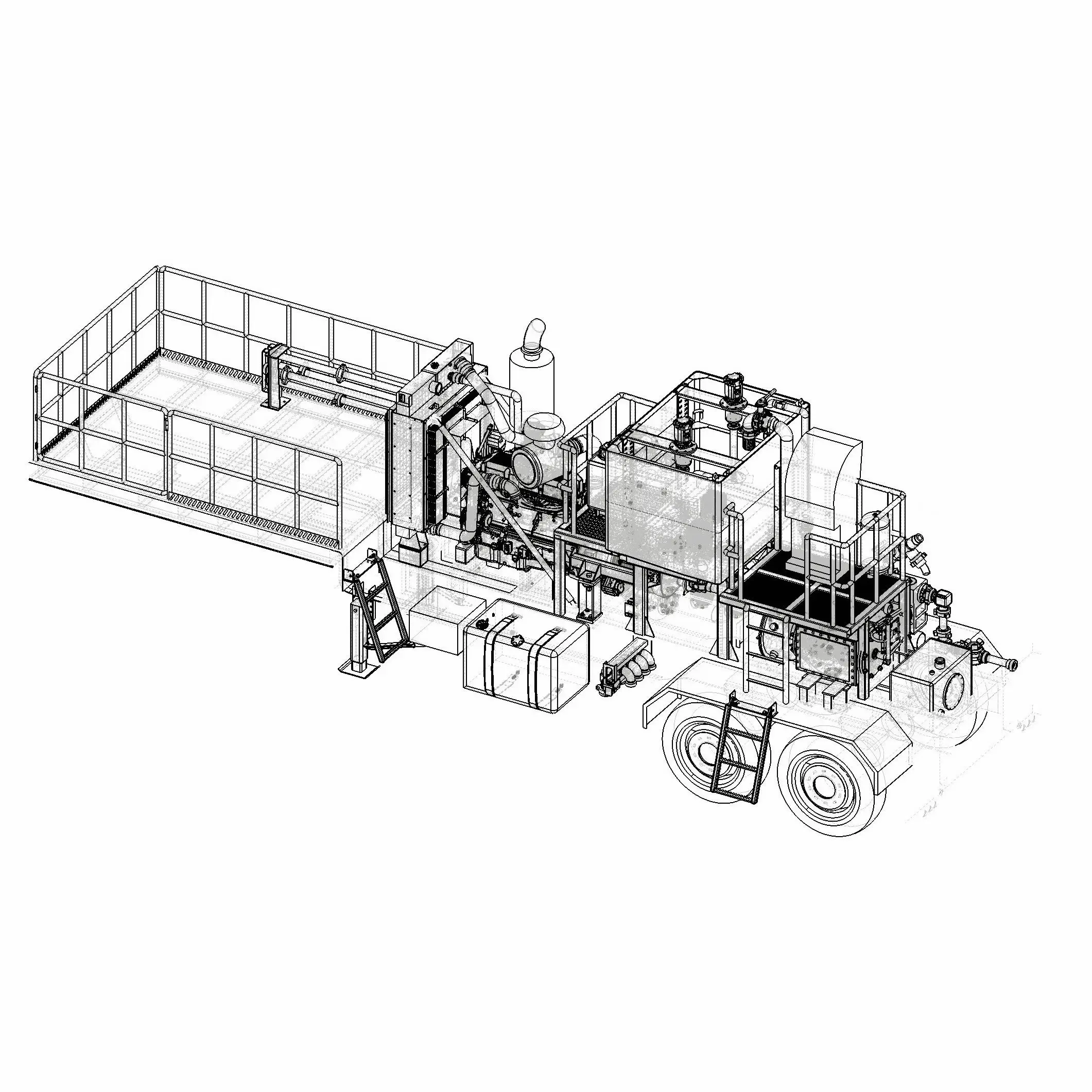 2024 hot sale product oilfield using FRSTEC brand tracer injection stimulation plunger pump Trailer/Skid/Truck with low price