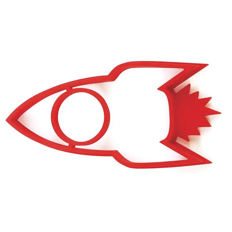 
Silicone Mold Durable Practical Cooking Maker Mould for Kitchen egg space rocket mold to make your breakfast 