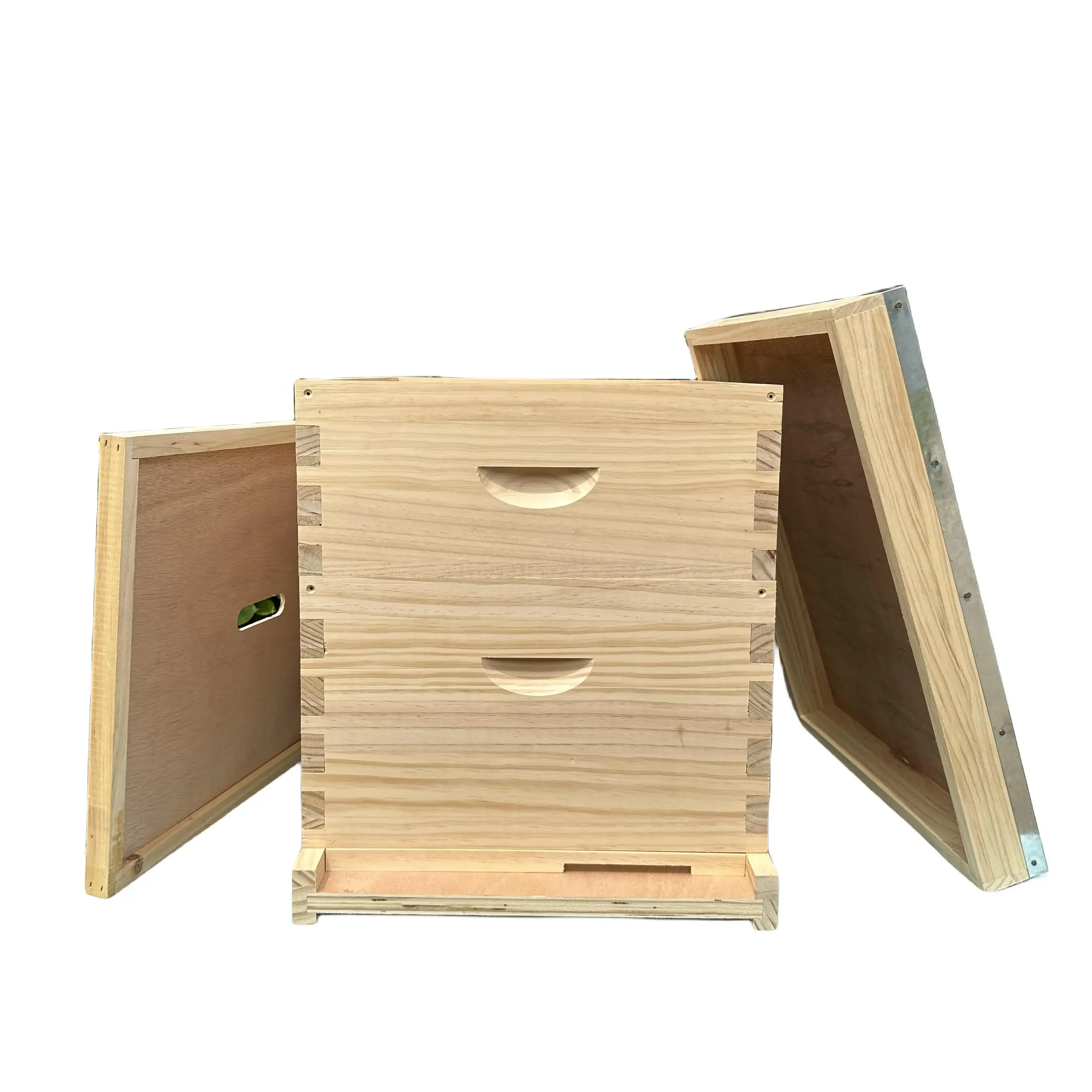 Beekeeping Equipment Pine Wood Bee Hives 10 Frames for Wooden Dadant Beehive