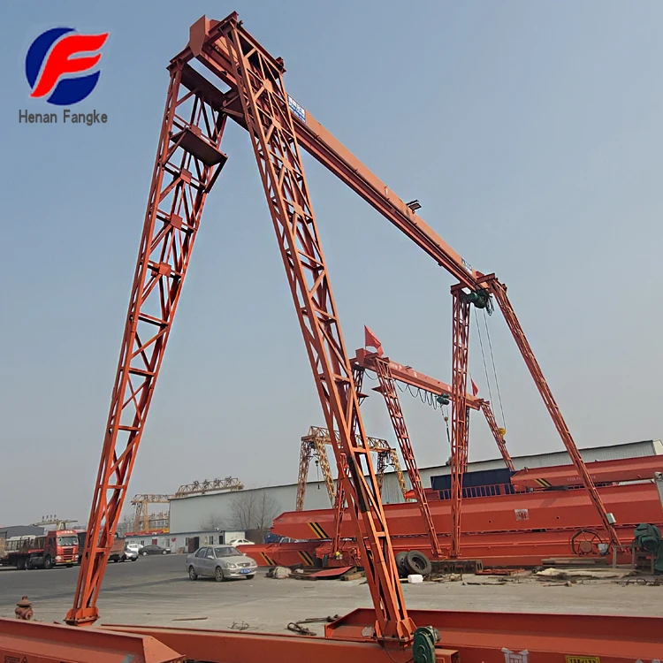 
Hook Gantry Crane High Quality Single beam gantry crane With Trolley Outdoor Using 