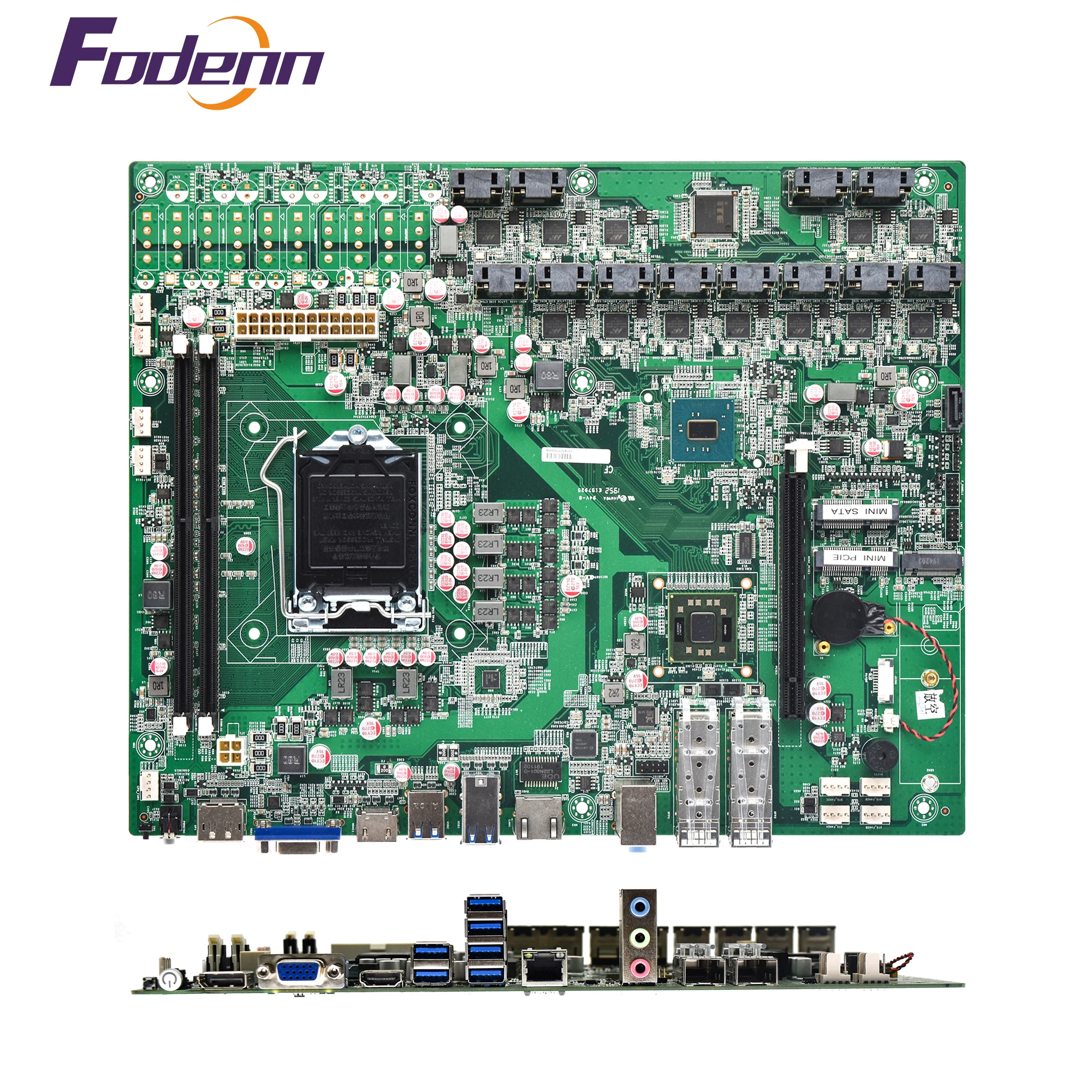  Материнская плата fogreen Gigabit Ethernet с поддержкой 48 HDD Chia