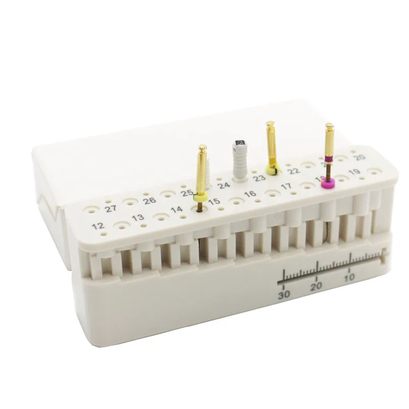 Dental Instrument Mini Endo Measuring Block for Canal Files Measuring Endo Box Ruler / Autoclavable Endo Measuring Test Block