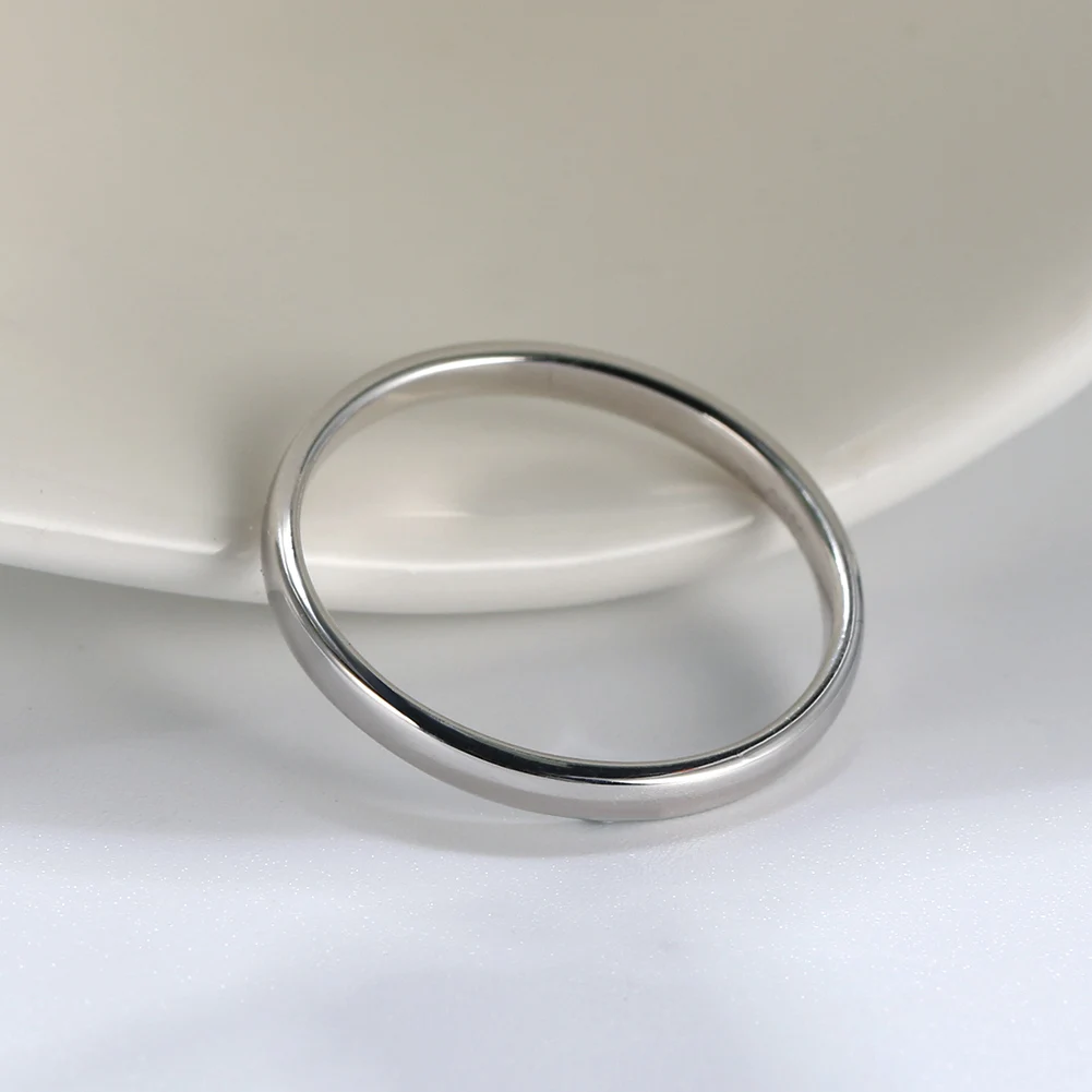 RINNTIN SR74 Classic Jewelry Wholesale 925 Sterling Silver Women Wedding Band Ring