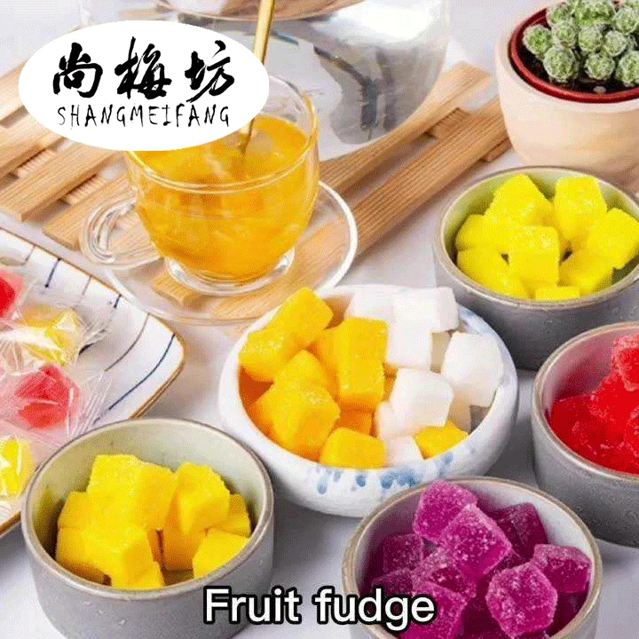 Free sample high quality cube shape jelly candy gummy sour sweet mix fruity gummy halal soft candy