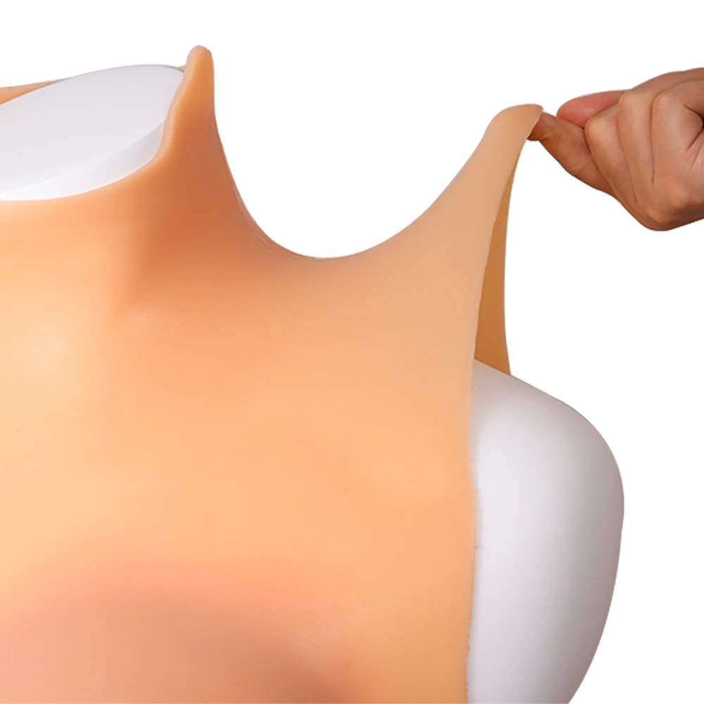 Realistic Drag Queen SXXY Fetish Sex Toy  artificial Silicone Boobs Breast For Man To Woman Cosplay