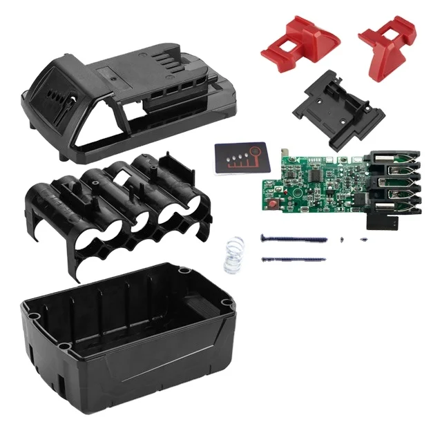 Hot Sale Li-ion Battery Case BMS Replacement for Milwaukee 18v Battery Case PCB Cordless Power Drill Combo Kit Housing
