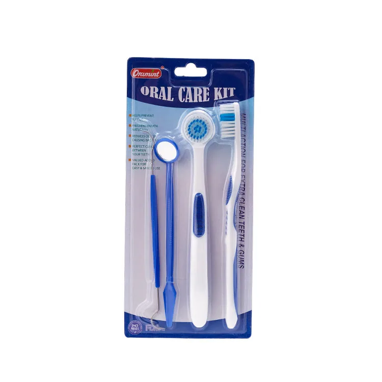 OEM Oral Hygiene Care Kit Includes Toothbrush and Dental Floss Private Label Packed in Boxes/Cartons