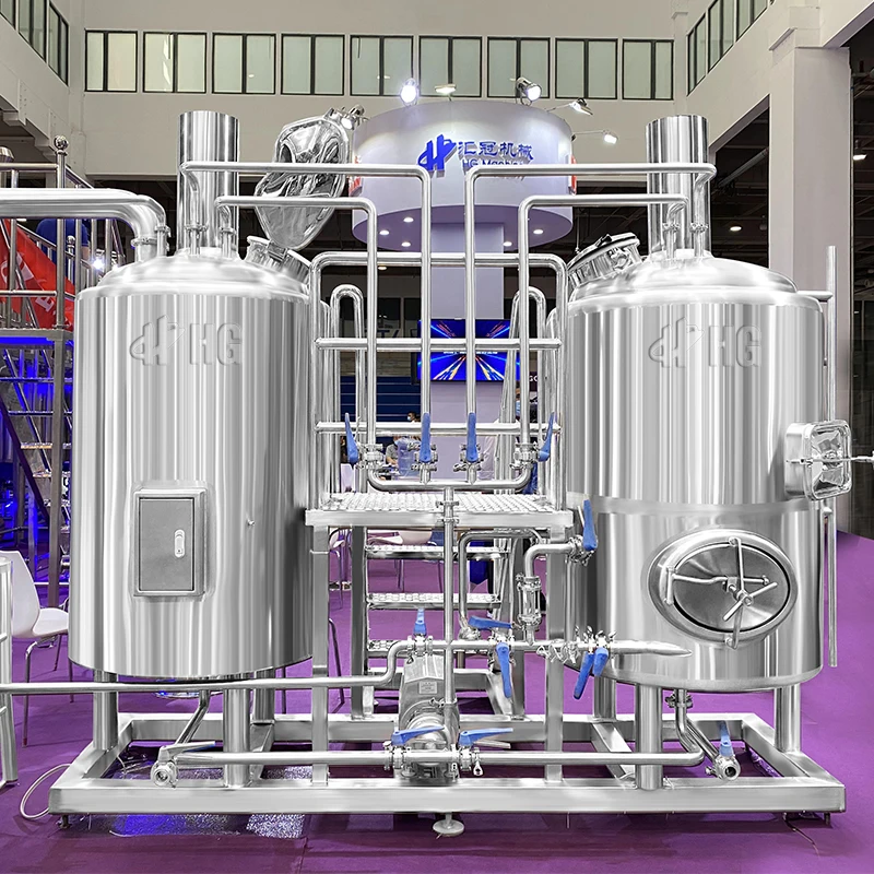Компактное домашнее оборудование для пивоварения 300 л 3bbl micro crafte насос