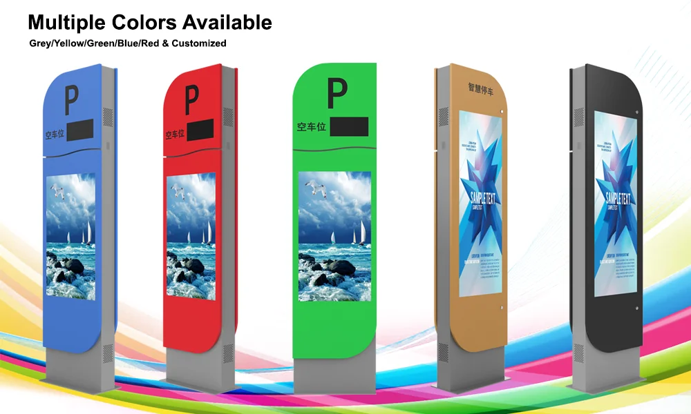 65 inch LCD Outdoor Display Parking Signage IP55 Waterproof Advertising Display Digital Signage