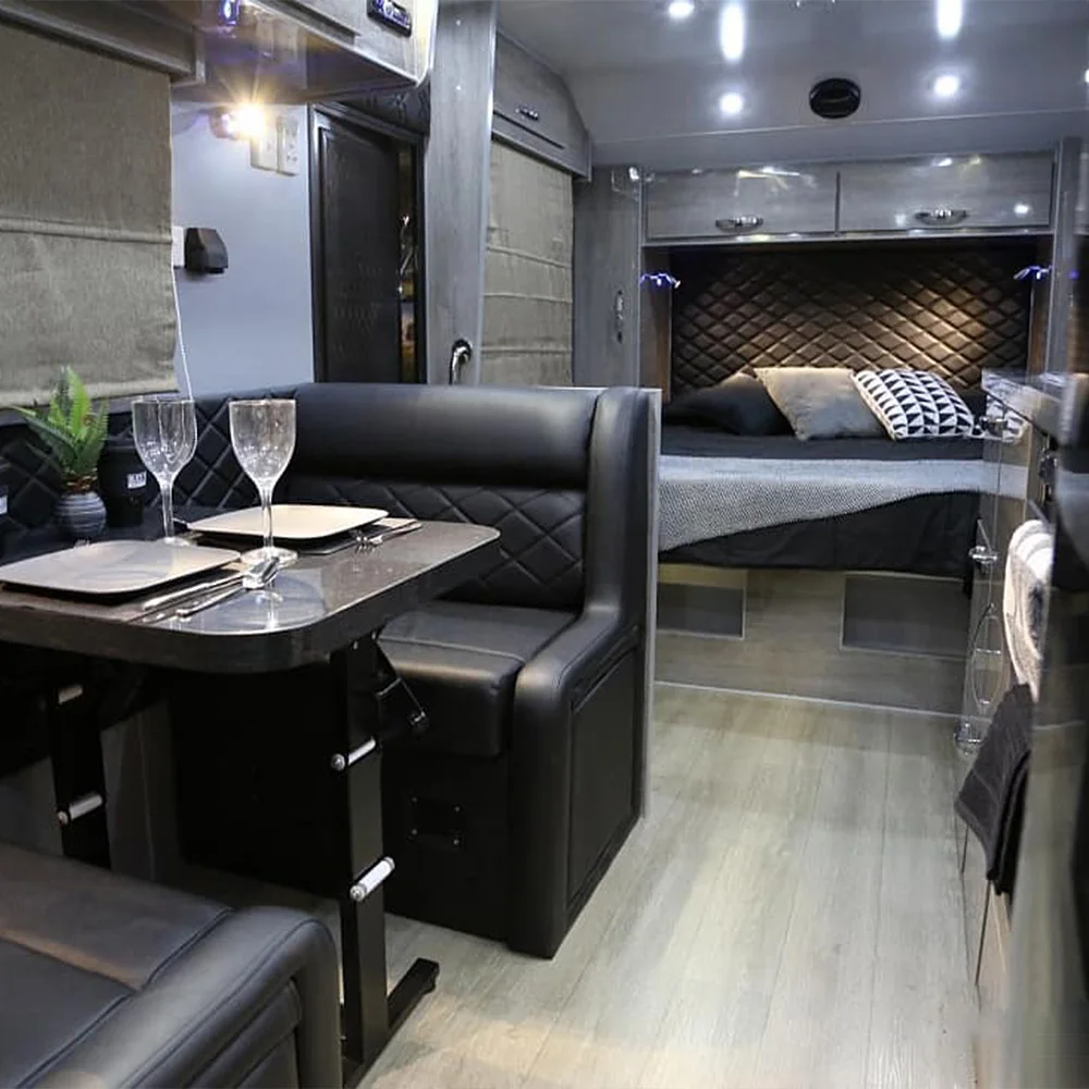 China supplier mobile car caravan camper mini classic caravan