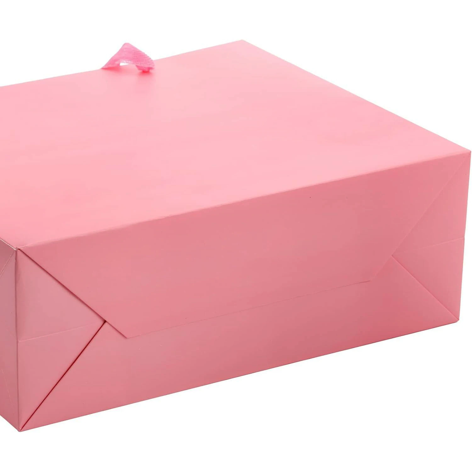 Hot pink luxury Boutique Cosmetic Clothes Extra large Packaging shopping low price size custom shopper craft paper bag