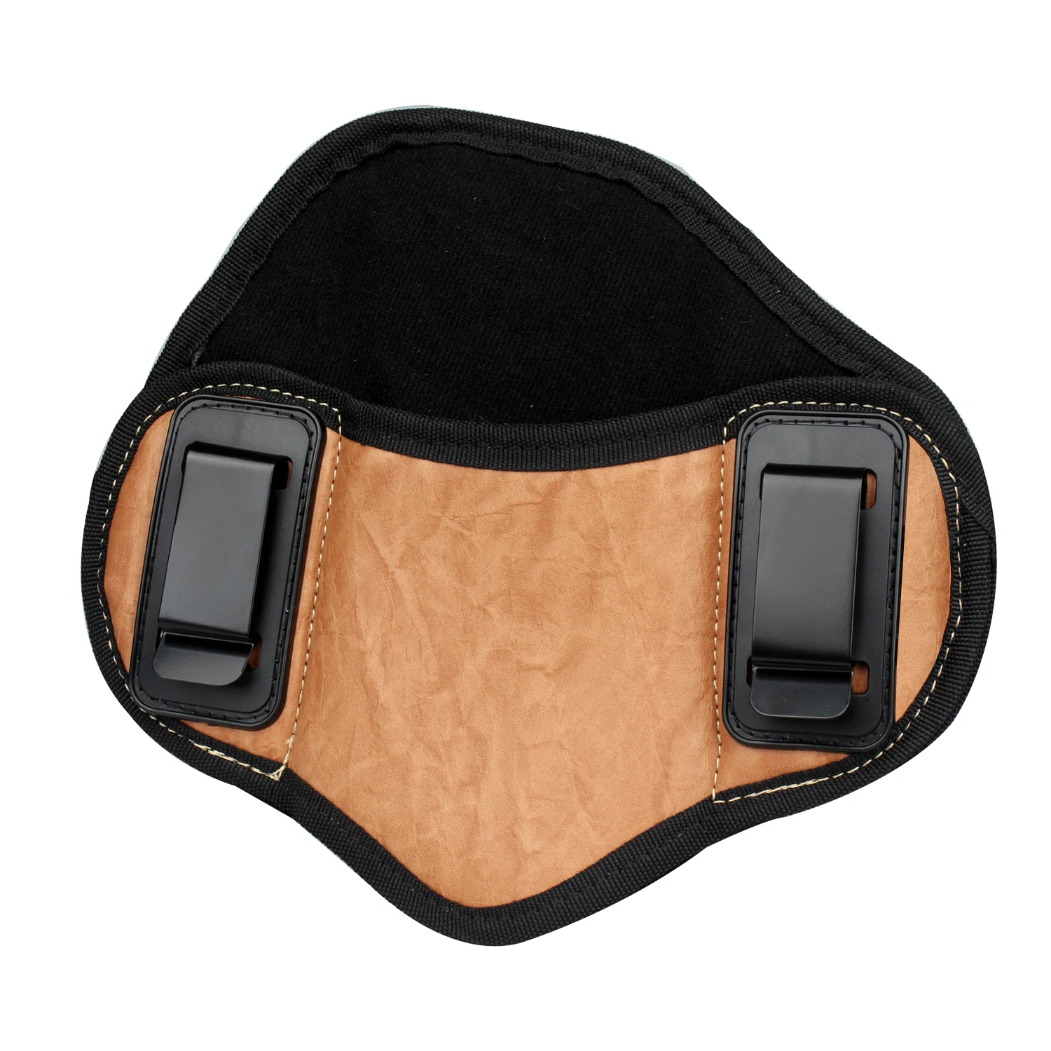 Hot-selling  outdoor tactical leather case PU leather hidden carrying waist leather case