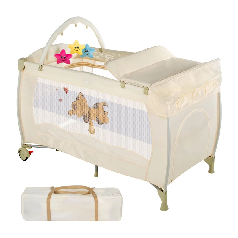 China Manufacturer Wholesale Collapsible Foldable Portable Baby Travel Cot