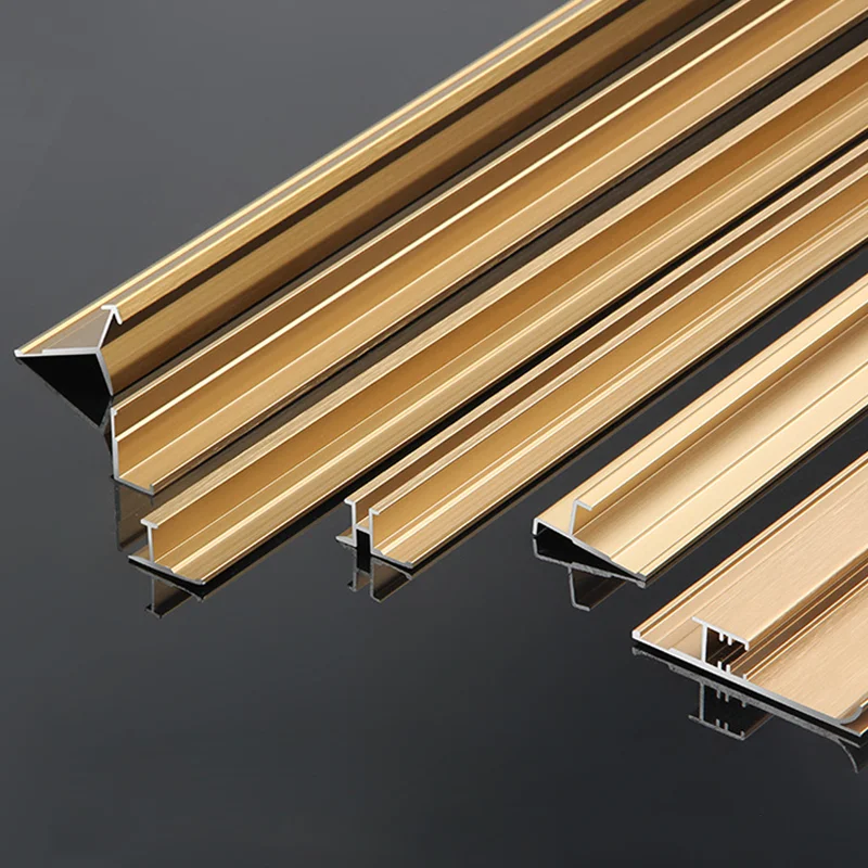Decorative Profiles Wall Edge Trim 304 316 Standard Size Gold High Quality Stainless Steel U Q V Channel For Hotel Building