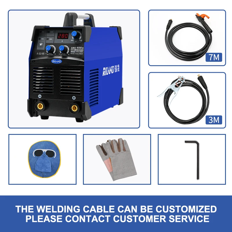 Riland welding machine ARC-200DS inverter DC 200GE small light industry dual voltage mini welding