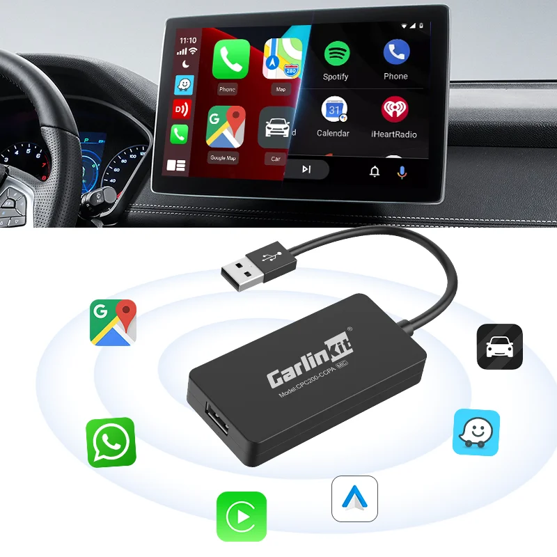 Carlink Cpc200 Ccpa Android Auto System Wired To Wireless Carplay Usb Dongle Ai Box Adapter Car Play Android Box For Cars