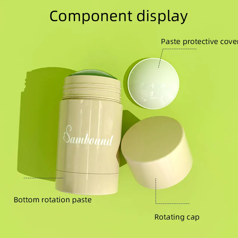 Custom Luxury private label Printed PET 50Ml Stick Deodorant Container Refillable Stick Container