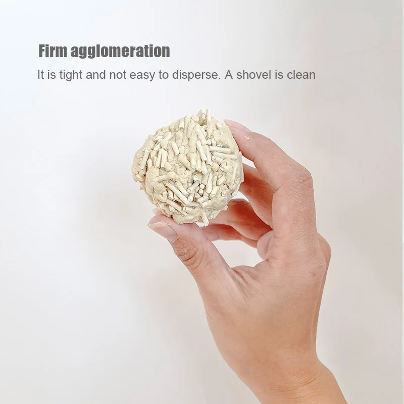 Wholesale manufacturer low dust cat tofu litter cheap price OEM bulk tofu cat litter milk flavor